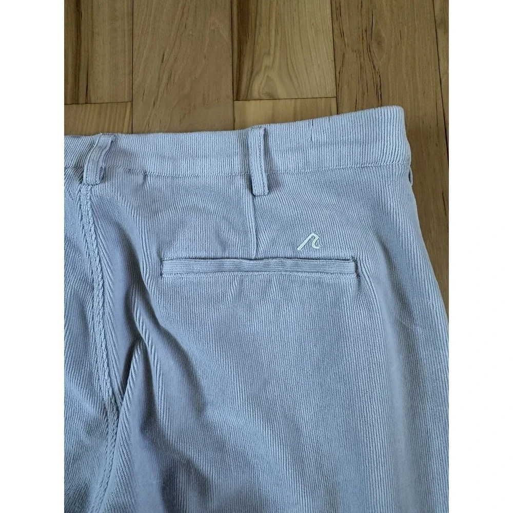 Redvanly Collins Pull-On Corduroy Trouser Pant Mirco Chip Grey Size Large